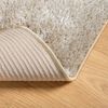 vidaXL Vloerkleed ISTAN hoogpolig glanzend 160x230 cm beige
