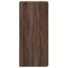 vidaXL Dressoir 40x42,5x93 cm bewerkt hout bruin eikenkleur