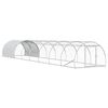 vidaXL Kippenhok zilver 800 x 150 x 100 cm Gegalvaniseerd staal