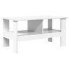 vidaXL Salontafel Wit 90 x 50 x 45 cm Bewerkt hout