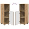 vidaXL Badkamermeubelset 3 pcs Artisan Eiken Bewerkt hout & Metaal