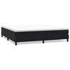 vidaXL Boxspring zonder matras fluweel zwart 200x220 cm