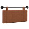 vidaXL Hangend hoofdbord Bruin Antiek PU