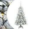 vidaXL Kunstmatige Inklapbare Kerstboom Wit 120 cm PE en PVC