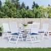 vidaXL Tuinstoelkussens 6 st 50x50x4 cm oxford stof koningsblauw