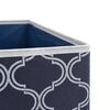 vidaXL Opbergboxen 10 st inklapbaar 32x32x32 cm ongeweven stof blauw