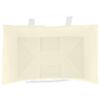 vidaXL Papieren zakken 50 st met hengsels 26x17x25 cm geel