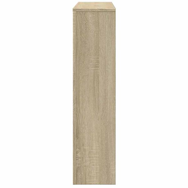 vidaXL Radiatorombouw 149x20x82 cm bewerkt hout sonoma eikenkleurig