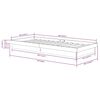 vidaXL Bedframe massief hout wit 100x200 cm
