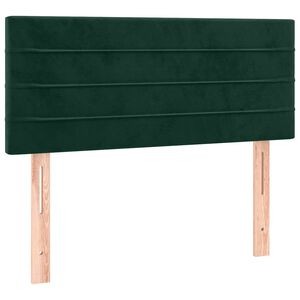 vidaXL Hoofdbord 80x5x78/88 cm fluweel donkergroen