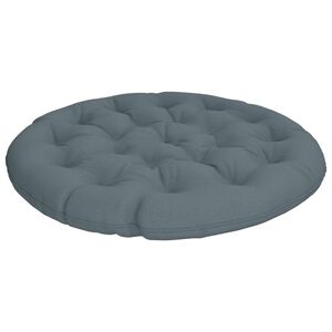 vidaXL Papasan Stoel Kussen VIANEN 100% Polyester Blauw &Oslash; 130 x 12 cm