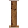 vidaXL Plantenstandaards 2 st 30x30x80 cm bewerkt hout oud houtkleurig