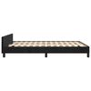 vidaXL Bedframe zonder matras 140x200 cm fluweel zwart