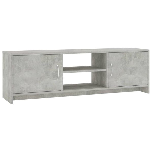 vidaXL Tv-meubel 120x30x37,5 cm bewerkt hout betongrijs