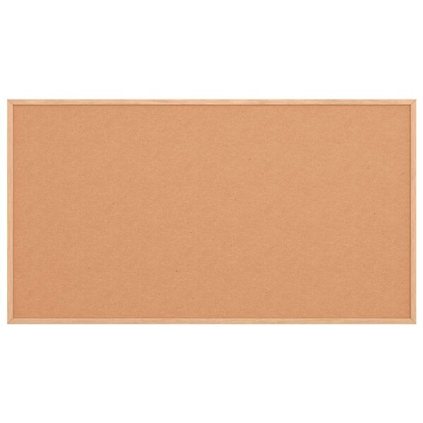 vidaXL Kurkbord met massief grenenhouten frame 100x55 cm