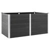 vidaXL Plantenbak verhoogd 200x100x91 cm HKC grijs