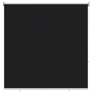 vidaXL Buitenrolgordijn UV-bescherming Zwart 145 x 230 cm (B x H)