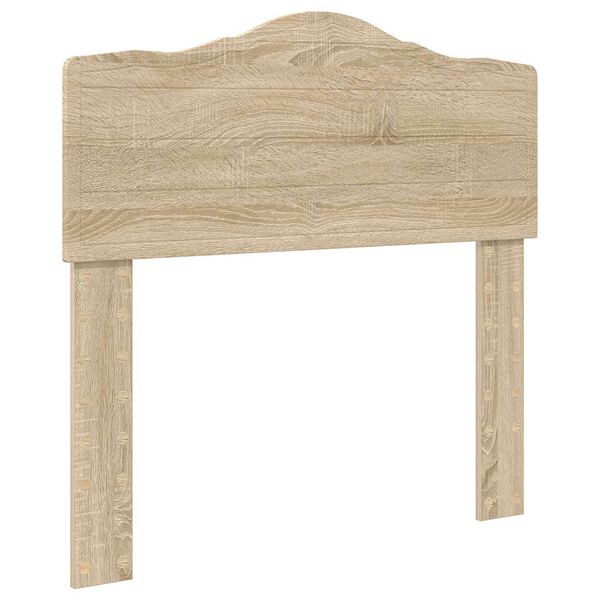 vidaXL Hoofdbord Sonoma Eiken 75 cm Bewerkt hout