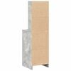 vidaXL Hoge kast met lade Beton Grijs 40 x 40,5 x 135 cm Bewerkt hout