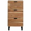 vidaXL Dressoir met lade Naturel 40 x 33,5 x 75 cm Massief Acaciahout