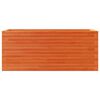 vidaXL Plantenbak 110x40x46 cm massief grenenhout wasbruin