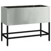 vidaXL Verhoogde Tuin Plantbak Zilver 60 x 26 x 45 cm