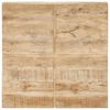 vidaXL Salontafel 80x80x28 cm massief mangohout