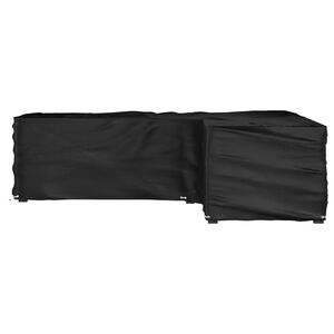 vidaXL Tuinmeubelhoezen met 16 oogjes L-vormig 250x250x70 cm
