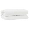 vidaXL Dekbed Set met kussen 2 pcs Wit Microfibre