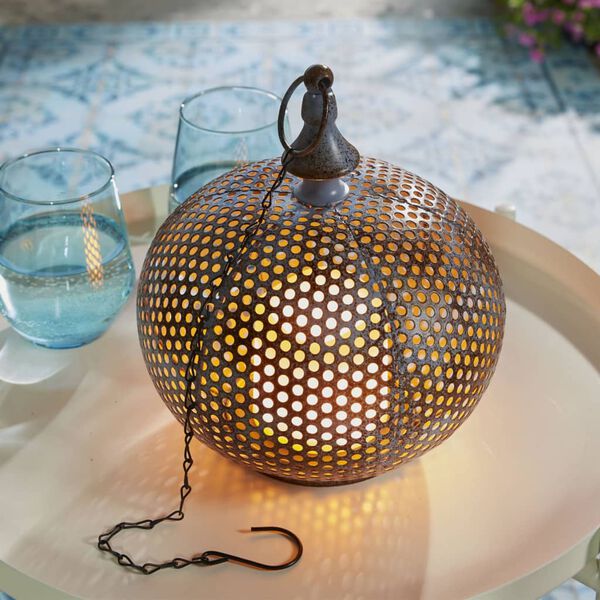 Luxform Tuinlamp Damascus LED oosters oudblauw