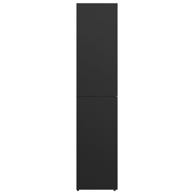vidaXL Schoenenkast 80x39x178 cm spaanplaat zwart