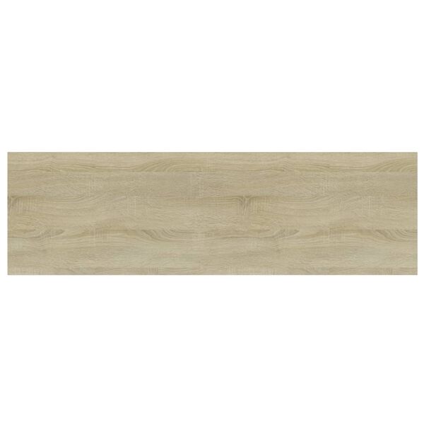 vidaXL Wandschappen 8 st 100x30x1,5 cm spaanplaat sonoma eikenkleurig