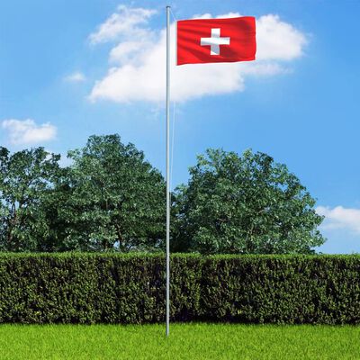 vidaXL Vlag Zwitserland 90x150 cm