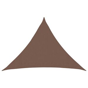 vidaXL Zonneschaduwzeil Bruin 7 x 5 x 5 m HDPE