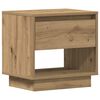 vidaXL Nachtkastje Artisan Eiken 45 x 34 x 44 cm Bewerkt hout