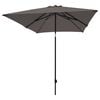 Madison Parasol Moraira 230x230 cm taupe