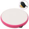 vidaXL Gymnastiekmat met pomp opblaasbaar 100x100x10 cm PVC roze