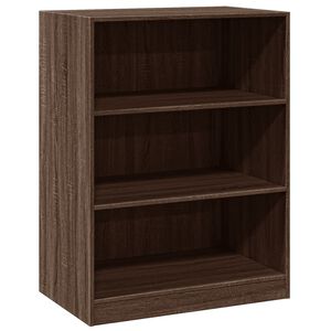 vidaXL Kledingkast 77x48x102 cm bewerkt hout bruin eikenkleurig