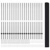 vidaXL Hek met Paal Grijs 1,4 x 50 m Staal en PVC