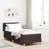 vidaXL Boxspringbed met matras Donkerbruin 80 x 200 cm Stof