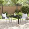 vidaXL Tuin eettafelset 3 pcs Bruin en zwart PE Rattan