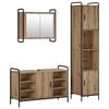 vidaXL Badkamerkastenset 3 st Artisanaal eiken 40 x 36 x 181 cm