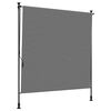 vidaXL Buiten Rolgordijn Lichtgrijs 150 x 270 cm
