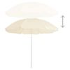 vidaXL Parasol met stalen paal 180 cm zandkleurig