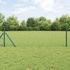 vidaXL Hexagon Hek Groen 1,4 x 10 m PVC