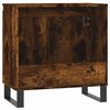 vidaXL Badkamerkast 58x33x60 cm bewerkt hout gerookt eikenkleurig