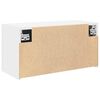 vidaXL Badkamerwandkast 60x25x30 cm bewerkt hout wit