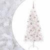 vidaXL Kunstkerstboom met kerstbal 150 cm 150 LED's Warmwit