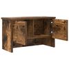 vidaXL Wandgemonteerde kapstok met plank Gerookt eiken 50 x 20 x 30 cm