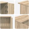 vidaXL Receptiebalie 135x50x103,5 cm bewerkt hout sonoma eikenkleurig